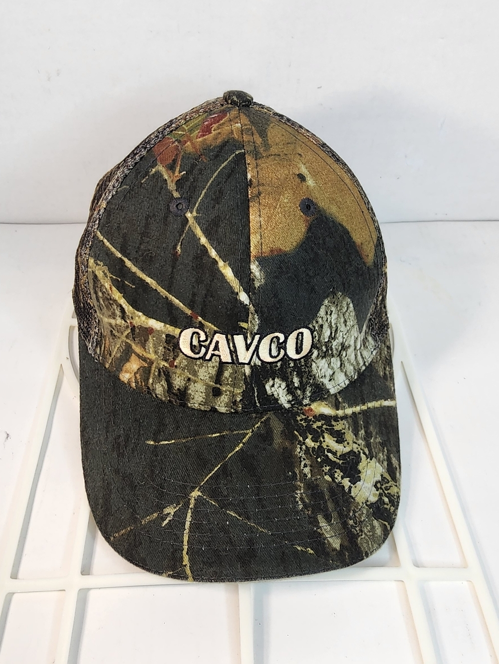 Cavco Camo Crown Snap- Back  Ball Cap